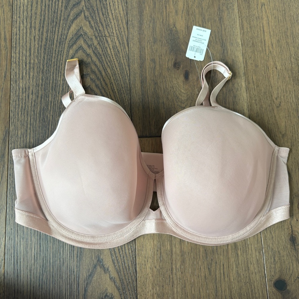 NWT! Soma Lightest Lift Perfect Coverage TShirt Bra Adobe Rose Size 42 DDD